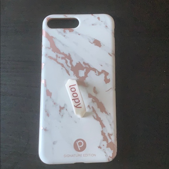 Loopy Case Other - Loopy Case Rose Gold Marble iPhone 8 Plus